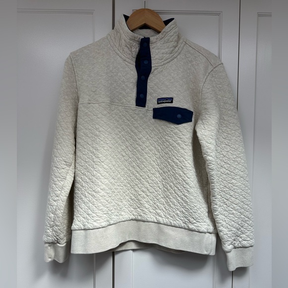 Patagonia Women’s Organic Cotton Snap-T Pullover / Medium / “Toasted White” - Picture 11 of 11